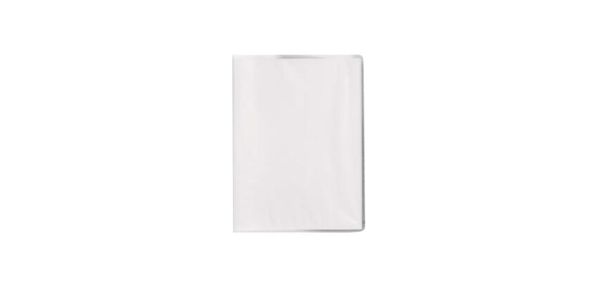Portalistino Chromaline polipropilene flessibile tras, 40 buste liscio - A4