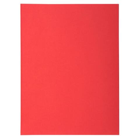 Paquete de 50 Subcarpetas con 2 solapas Super 210 g/m2 - Rojo