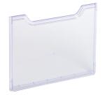 Panel de cubierta de distribuidor folletos de pared - A4 horizontal - 0 ,6 x 32,7 x 18,8 cm - 6x327x188 mm