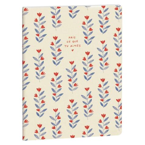 Notebook Green Julie Adore dots Tu aimes 15 x 21 cm - Visuel