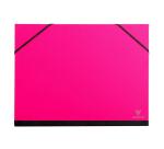 Carton à dessin Couleur à élastiques 28x38cm - Rose fuchsia