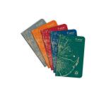 Carnet piqué FOREVER PREMIUM 100% recyclé 9x14cm 96 pages ligné papier recyclé blanc 90 g - Assortis