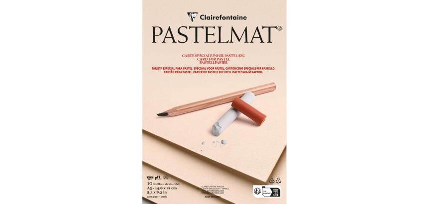 Testeur Pastelmat paquet 25F A5 360g - Assortis