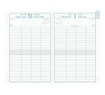 Agenda de bureau Journée planifiée 21 Winner 13,5 x 21 cm Janvier à décembre 2026 - Noir