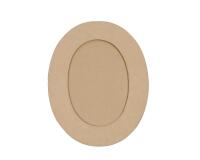 Cadre ovale M 0,8x23,5x30cm - Kraft