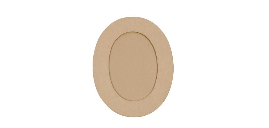 Cadre ovale M 0,8x23,5x30cm - Kraft