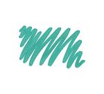 DARWI Marqueur Peinture sur Cuir Pointe Conique Fine 2mm - Vert sapin