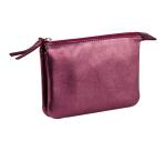 CUIRISÉ Petite Pochette 2 compartiments 13x9 cm - Cerise