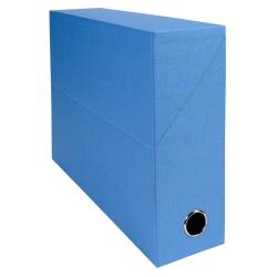 Transferbox Rücken 90mm gerilltes Papier - Hellblau