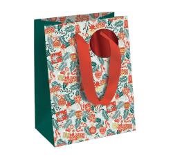 Fancy Xmas, sac moyen 21,5x10,2x25,3 cm - Vert