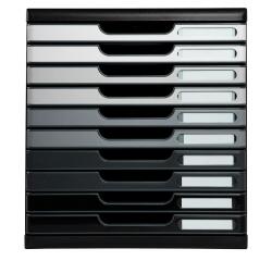 MODULO A4 10 black/shades of grey glossy - Shades of grey