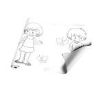 FRESQUE À PEINDRE, Rouleau 120g/m2 au format 10x0,50m - Enfants