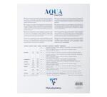 Aqua Essentials bloc collé 12 papiers aquarelle assortis 24x30cm 12F 200g-300g