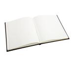 Livre d'or Balacron avec titre 100 pages blanches - 27x22 cm vertical - Couleurs assorties