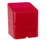 Cubiletes Pen Cube, 2 compartimentos diferentes tamaños y alturas, bloqueador de cables. LINICOLOR (translucido)