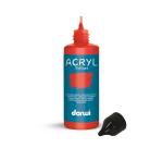 Darwi Flacon de 80 ml de Peinture Acrylique Universelle Brillante - vermillon