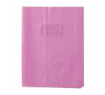 Protège-cahiers grain madras avec rabats marque-pages PVC 22/100ème 17x22 cm