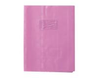 Protège-cahiers grain madras avec rabats marque-pages PVC 22/100ème 17x22 cm