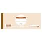 Carnet de reçus 9 x 22,5 cm 50 feuillets 10 colonnes