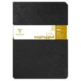 Age Bag, Heft A4, 48 Blatt 90g, liniert mit Rand - Schwarz