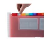 Trieur valisette avec poignée 24 compartiments Crystal - A4 - Cristal