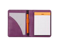 Rhodiarama livret porte-bloc N°11 pour bloc ou carnet format A7 - Violet