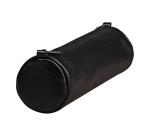 Trousse en cuir Age Bag ronde 21xØ6 cm - Noir