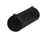 Trousse en cuir Age Bag ronde 21xØ6 cm - Noir