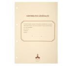 Le Dauphin Refill sheets for Legal Registers 297x210 - White