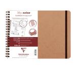 Clairefontaine Nomaddict My Notes Notebook - B5 Landscape - Lined - 90gsm - Havana||