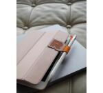 Rhodiarama porte-stylo autoadhésif 4x3 cm pour blocs carnets et agendas - Titane