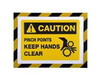 Magnetic document holder A4 - Black/yellow