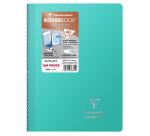 Cahier reliure intégrale enveloppante Koverbook Silver A4 160 pages ligné couverture polypropylène opaque - Assortis