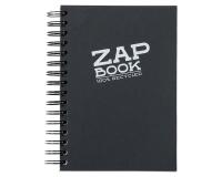 Zap Book carnet spiralé 160F A5 80g - Noir