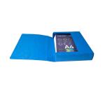 Boite de classement Exabox Dos 60mm Carte lustrée - A4 - Couleurs assorties
