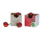 Etagère 25 petits tiroirs 5x25x25cm - Kraft