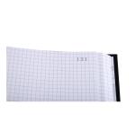 Registre 29,7x21cm 5x5 folioté 300 pages - Noir toilé