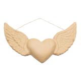 Ex-voto coeur avec ailes - Kraft