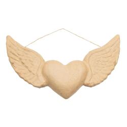 Ex-voto coeur avec ailes - Kraft
