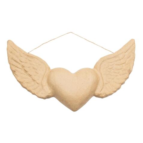 Ex-voto coeur avec ailes - Kraft