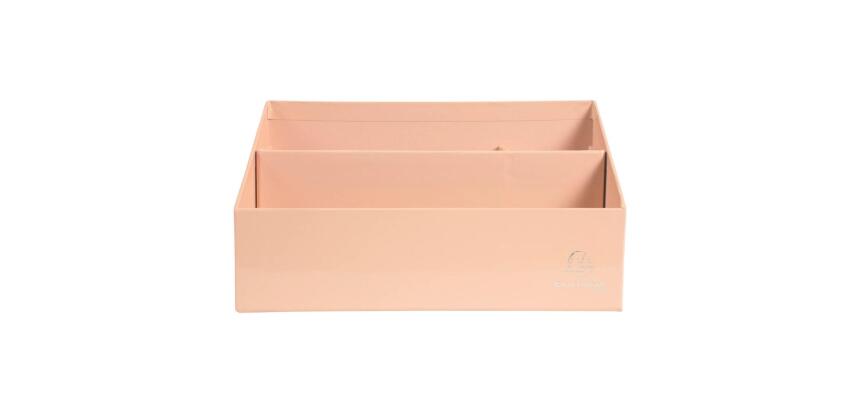 Clasificadores formato vertical/bandejas con 3 compartimentos en cartón - 250x100x140 mm - Aquarel