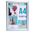 Cornice portafoto con profilo in alluminio A4 - Argento