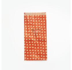 Sach.x50 poch. Kraft, MF pois fond rouge - Rouge