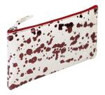COSMICUIR CUIR Lisse Trousse plate 22x11 cm Cerise