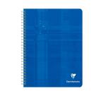 Cahier reliure intégrale 17x22 cm 120 pages grands carreaux - Assortis