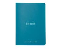 Cahier piqué Rhodia Couleurs Paon 14,8x21 cm - Paon