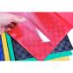 Protège-cahiers grain madras avec rabats marque-pages PVC 22/100ème 17x22 cm