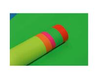 PAPIER AFFICHE FLUO, Rouleau de 10 feuilles 90g/m2 au format 60x80cm - Assortiment