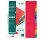 Separadores Exacompta Nature Future cartulina lustrada 225grs 10 posiciones - A4 maxi