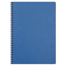 Cahier reliure intégrale Age Bag A4 100 pages ligné + marge - Bleu